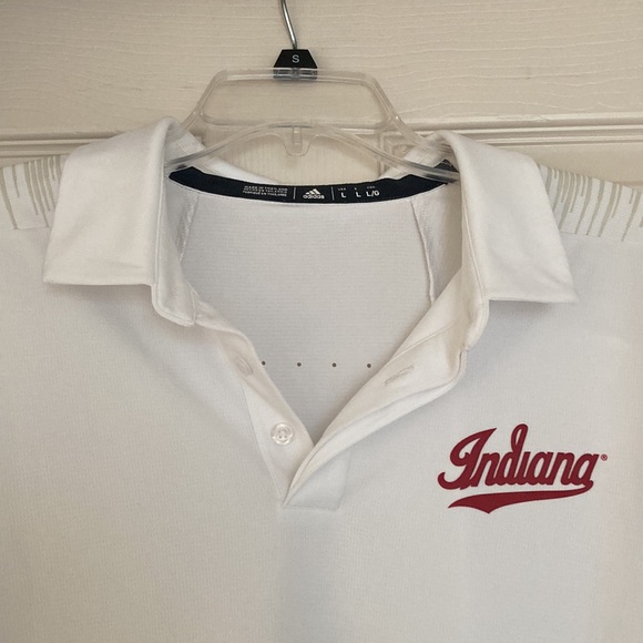 Indiana University- Adidas- Climalite Polo Shirt - Picture 2 of 9